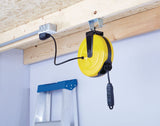Mastercraft 30-ft 16/3 Retractactabe Extension Cord Reel with 3 Grounded Outlets