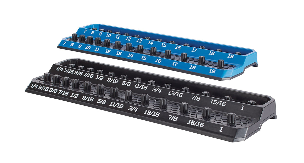 Mastercraft 3/8-in Drive Socket Tray Organizer/Holder, 2-pk