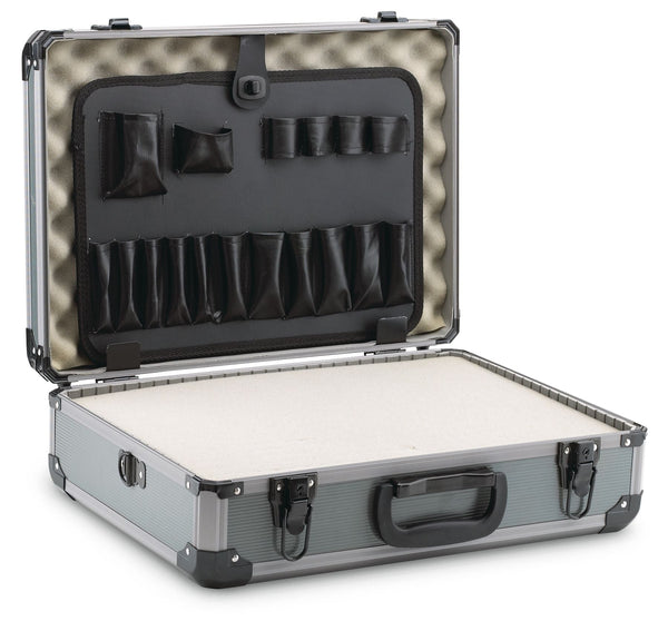 Mastercraft Portable Aluminum Case with Adjustable Strap, Lockable, 18-in L9