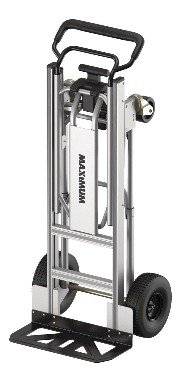 MAXIMUM 3-in-1 Hybrid Aluminum Hand Truck & Cart, 800 lb & 1000 lb Load Capacity, No Assembly Required N3