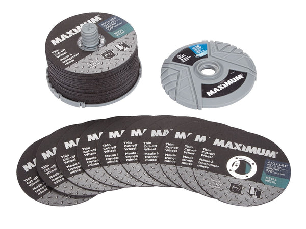 MAXIMUM 4-1/2-in x 3/64-in Aluminum Oxide Thin Cut off Wheel for Metal, 50-pk Z3