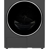 Midea 4.4 cu. ft. Graphite Steel Electric Ventless Dryer with Heat Pump and Stacking Kit