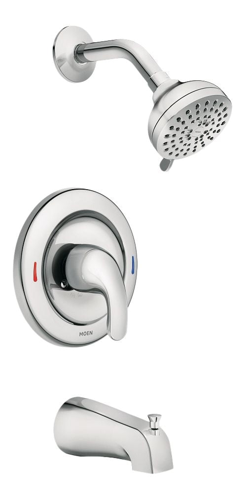 Moen Adler Single Handle Tub Shower with Posi-Temp, Chrome H4