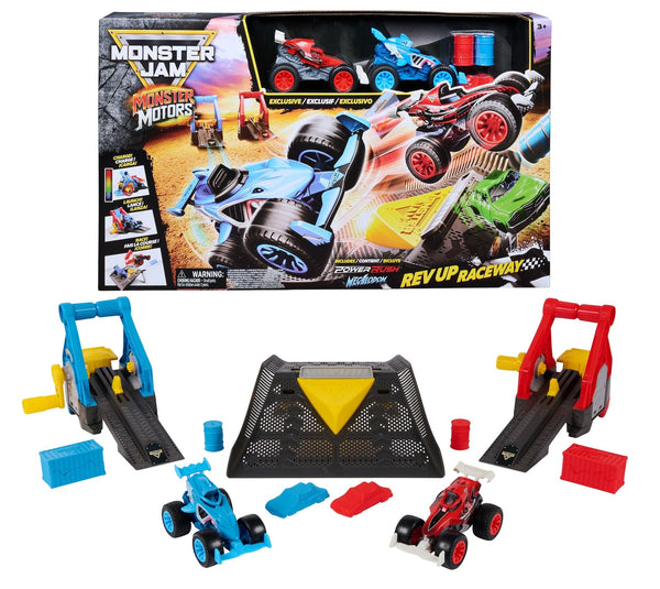 Monster Jam 1:64 Deluxe Light Up Playset B9