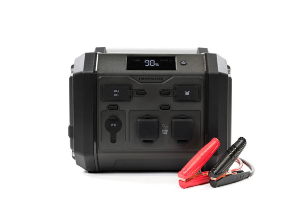 MotoMaster Eliminator PowerBox Surge 500 Lithium Portable Power Station and Booster Pack/Jump Starter K2