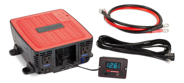 MotoMaster Power Inverter, 1500W, Includes Battery Cables W0
