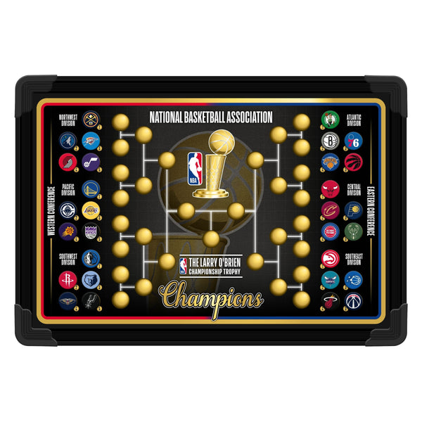 NBA Standing Magnetic Board for Fans, Includes 30 Team Magnets H7