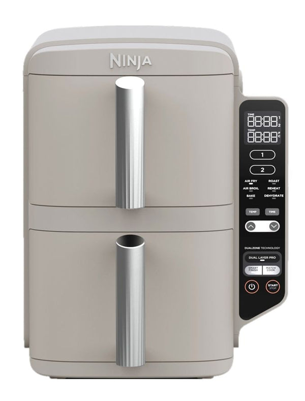 Ninja Dual Stacked Space-Saving Air Fryer, Sandstone G3