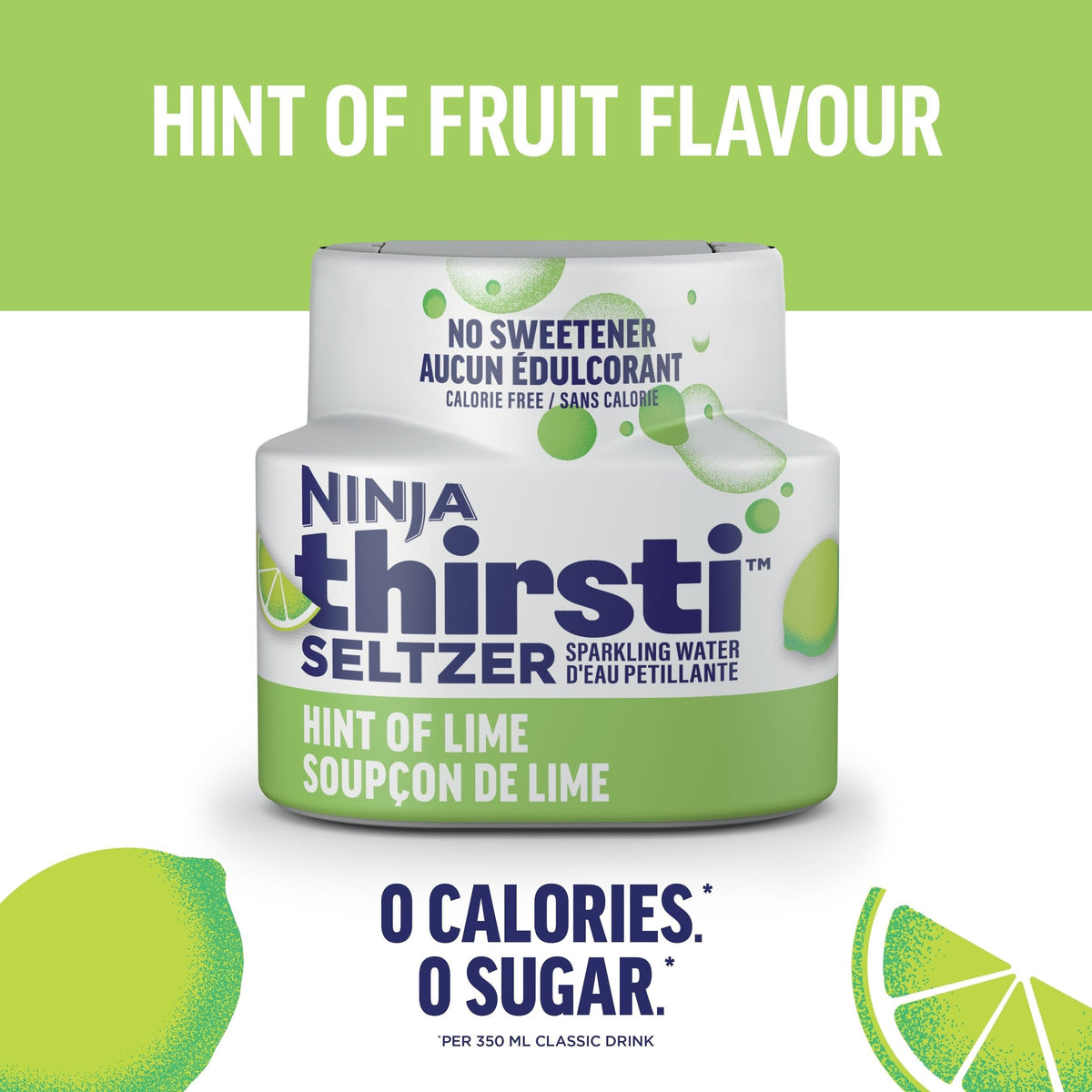Ninja Thirsti SELTZER Lime Flavoured Water Drops