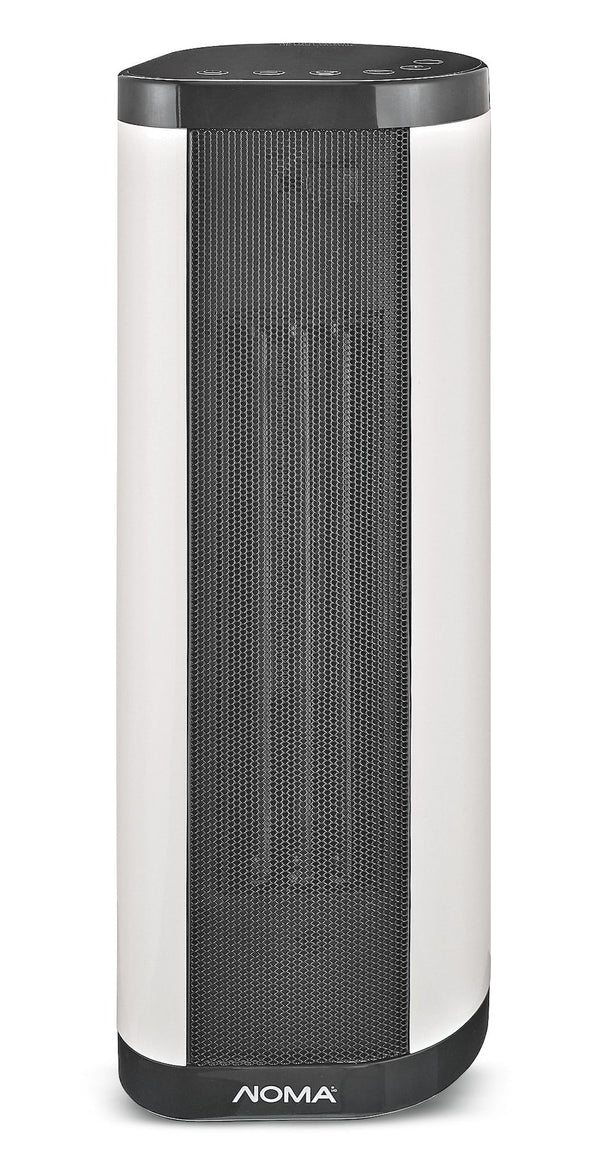 NOMA Oscillating Tower/Baseboard Heater withRemote Control & Thermostat, 1500W, White Q2