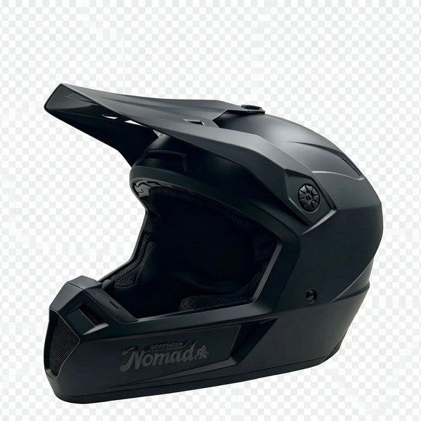 Northern Nomad Trail Blazer Dirt Bike Helmet, Matte Black, Various Sizes H0