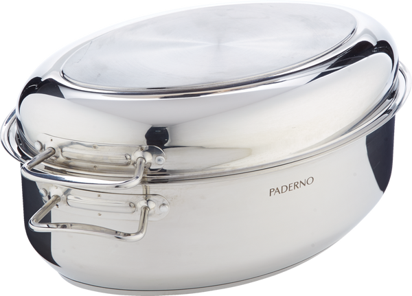 PADERNO 18/10 Stainless Steel Multi-Roaster with Removable Rack, 50.3 x 18cm X9