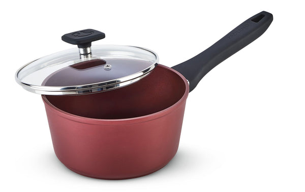PADERNO Classic Saucepan, PFOA-Free, Non-Stick, Maroon C0