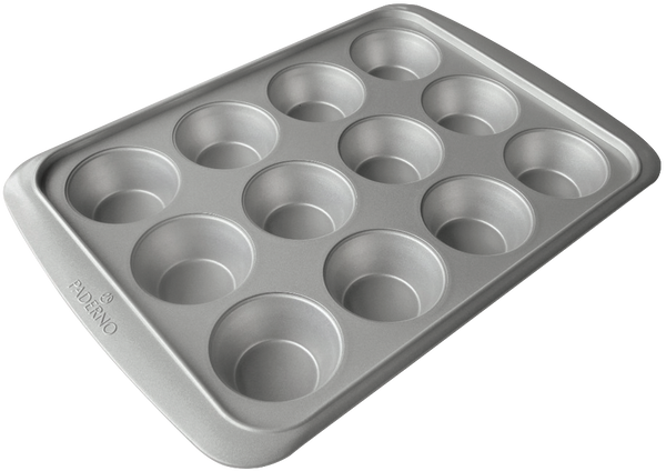 PADERNO Professional Non-Stick Muffin Tin, 12-Cup O2