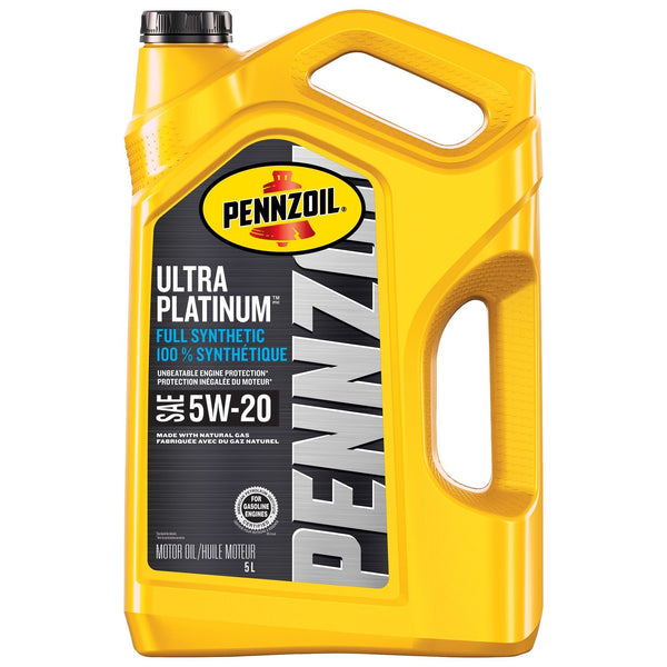 Pennzoil Ultra Platinum 5W20 Synthetic Engine/Motor Oil, 5-L Y4