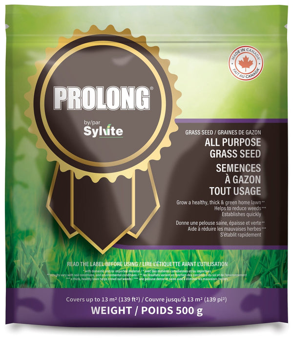 Prolong All Purpose Grass Seed, Covers 139 sq. ft., 500-g R7