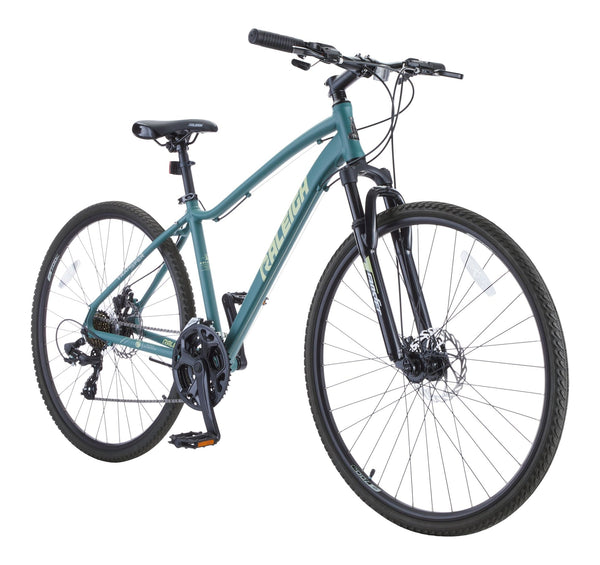 Raleigh Encounter Hybrid Bike with Alloy Disc Brakes, 700C, Teal H9
