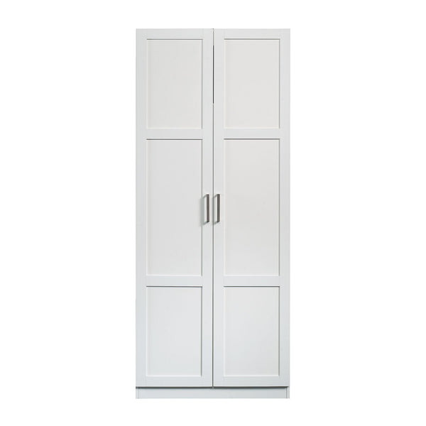 Sauder 2-Door Cabinet, White S8