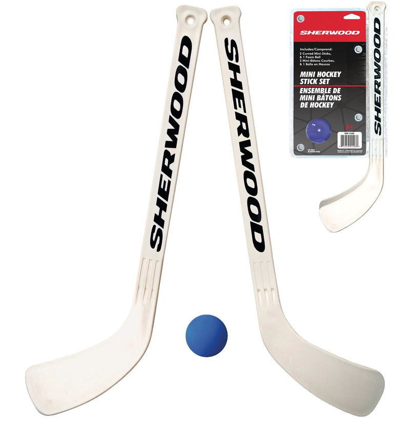 Sherwood Curved Mini Hockey Sticks and Ball Set, 3-pc W2