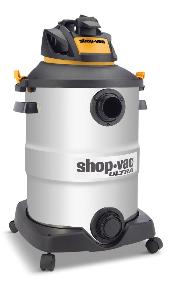 Shop-Vac 5762248 5.5 SVX2 Peak HP Stainless Steel Wet/Dry Shop Vacuum with Hose and Accessories, 45-L M4