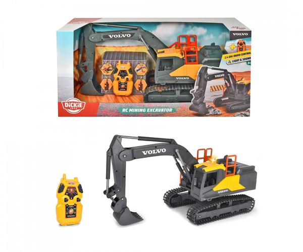 Simba Dickie RC Excavator Construction Toy with Effects for Ages 3+ V5