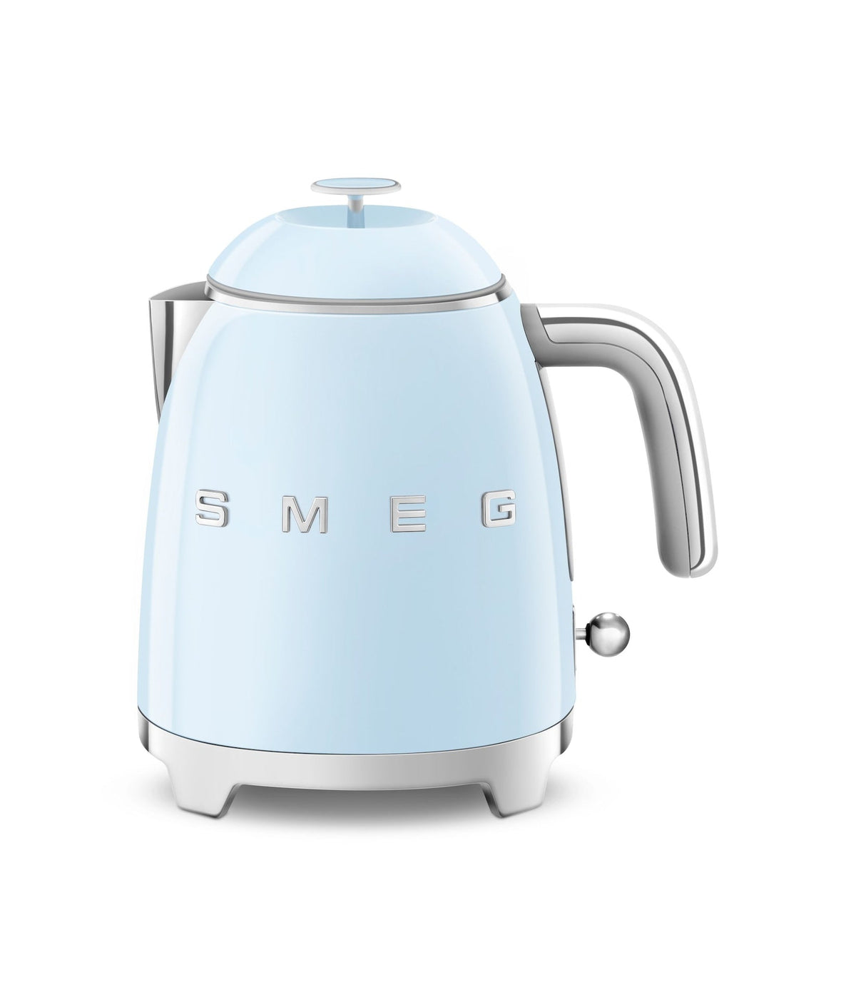 Smeg Retro Style Electric Mini Kettle with Cordless Base, Light Blue, 0.8-L