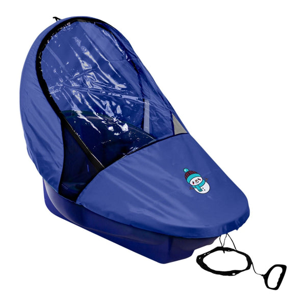 Snocruzer Covered Baby Sled/Toboggan for Ages 12-36 Months, Blue A7