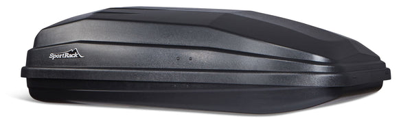 SportRack Vista SR7018 Rectangle-Shaped Roof Top Cargo Box, Lockable, X-Large, Black G1