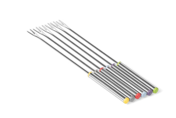 Starfrit Stainless Steel Fondue Fork Set, Dishwasher Safe, One Size, 6-pc B3