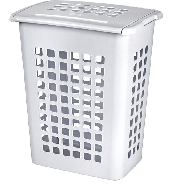 Sterilite Rectangular Laundry Hamper, 19.1 L x 13.75 W x 22.9-in H, 62 L Capacity Q4