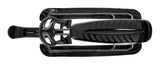 Stiga GT King Size Kids' 2-Person Winter Snow Racer Sled with Steering Wheel & Brakes, Grey