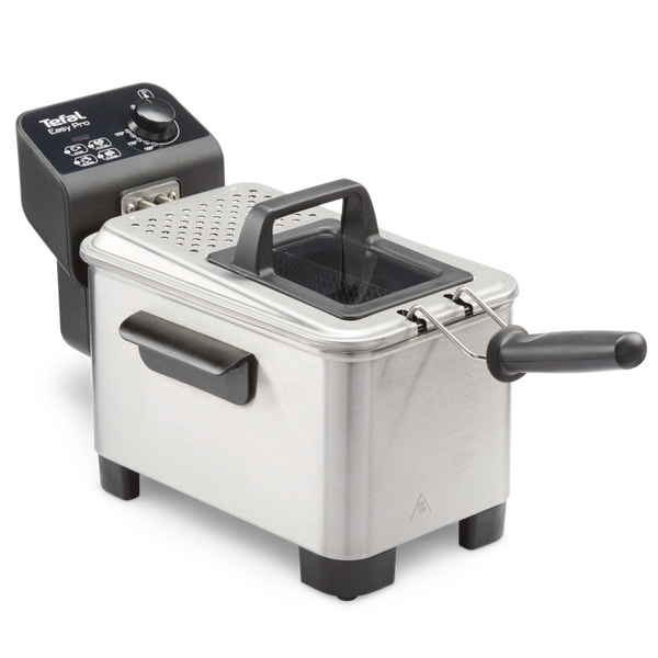 T-fal Easy Pro Deep Fryer, Stainless Steel, 3L N4