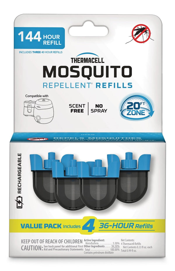 Thermacell E-ZoneGuard Rechargeable Mosquito Repellent Refill 144-Hour Pack C9