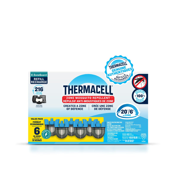 Thermacell Rechargeable 216 Hour Refill Bulk Pack, 6 36-Hour Refills W5
