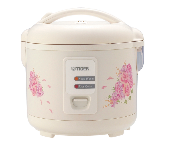 Tiger Non-Stick Rice Cooker & Steamer, White, 5.5 Cups P1