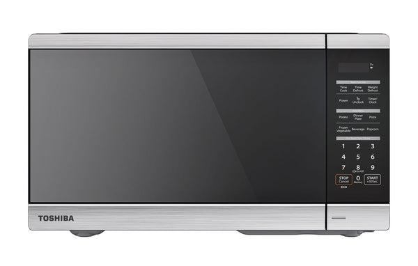 Toshiba ML3-EM16PAI(SS)/CA Countertop Microwave with Smart Sensor Cooking, 1200W, 1.6-cu.ft, Stainless Steel X2