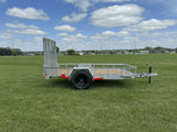 True North 60-in x 10-ft Galvanized Utility Trailer