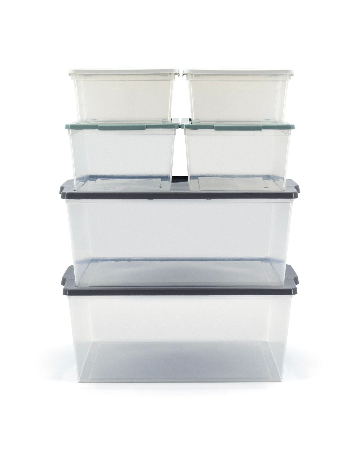 Tuff Store Modbox Modular Storage Bin with Lid, 8-pk