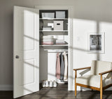 type A Floating Wall Shelf Board, Oak Sonoma Finish, 12 x 35-in