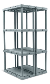 type A Prima Light-Duty 4-Tier Connecting Shelving Storage Unit, Holds up to 220-lb
