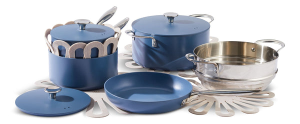 Vida by PADERNO Non-Stick Cookset, Blue, 8-pc N4
