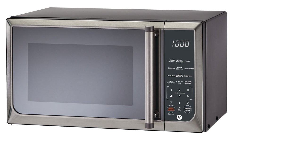 Vida Microwave, Stainless Steel, 0.9-cu-ft