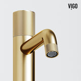 VIGO Marigold MatteStone Matte White Bathroom Sink/Basin Set with Apollo Faucet and Rectangular Composite Vessel
