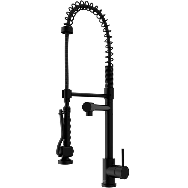 VIGO Zurich Kitchen Faucet, Matte Black A1