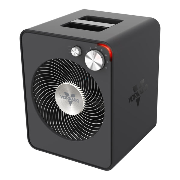 Vornado VMHi300 Whole Room Metal Heater with Adjustable Thermostat, Storm Grey B8