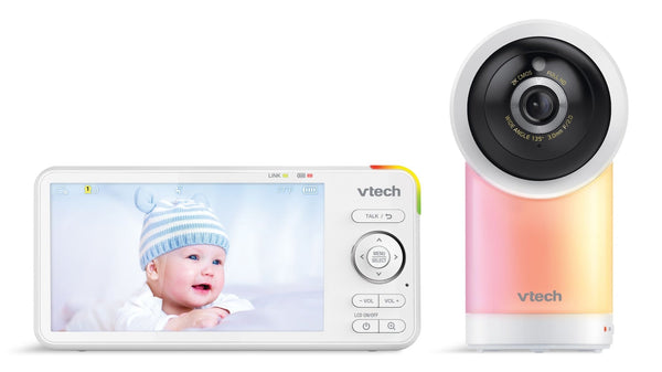 VTech 1080p Remote Access Pan Tilt Video Baby Monitor T7