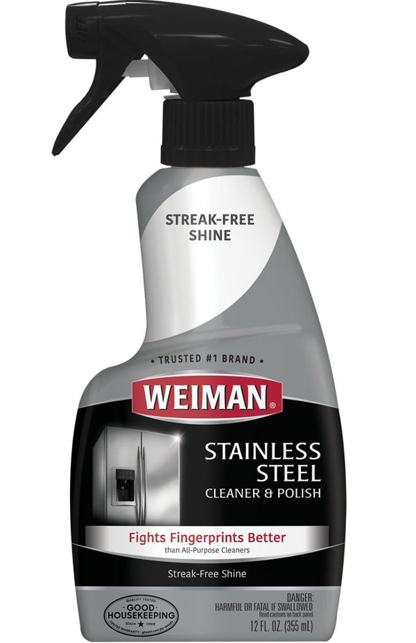 Weiman Stainless Steel Cleaner and Polish Spray, 355-mL M9