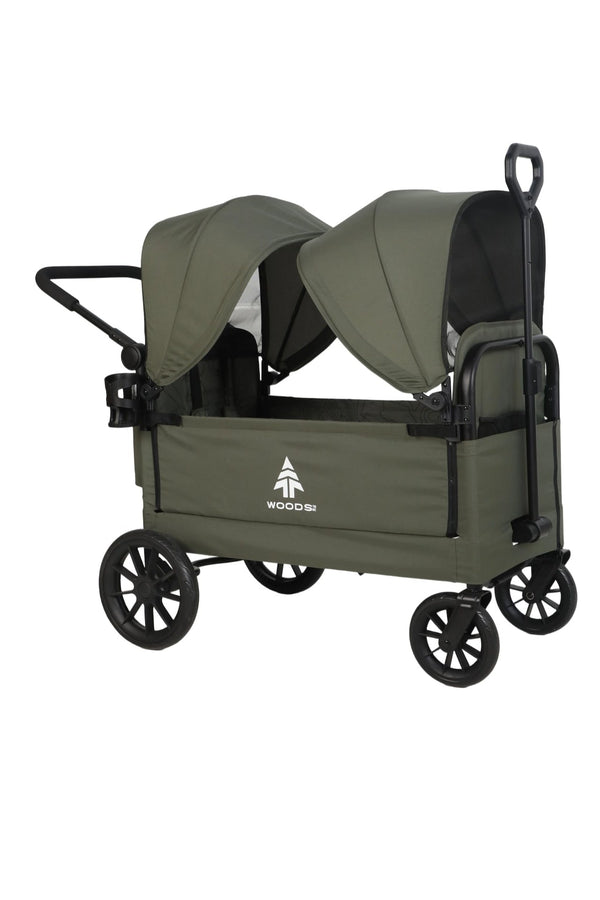 Woods Adjustable Stroller Wagon, Green V7