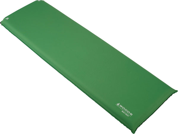 Woods Max Rest Single Self-Inflating Camping Sleeping Pad/Air Mat with Storage Bag, 4-in S9
